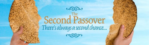 上图:第二个逾越节(Pesach Sheni,Second Passover)的宣传画。犹太人认为第二个逾越节的意义是:「总有第二个机会的 There's always a second chance...」,甚至以为是「给神、别人和自己第二次机会 Give God, Others and Yourself a Second Chance」。然而,人若以为一直有「第二个机会」,因此「藐视祂丰富的恩慈、宽容、忍耐」(罗二4)、「竟任着你刚硬不悔改的心」(罗二5),结果就是「为自己积蓄忿怒,以致神震怒」(罗二5)。